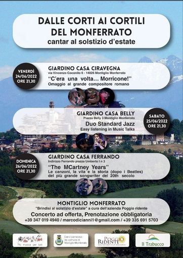 La locandina della rassegna