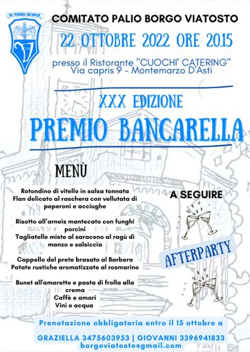 La locandina dell'edizione di quest'anno