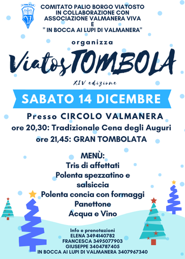 Al via il ricchissimo “Natale Bianco Azzurro” del Borgo Viatosto Al via il ricchissimo “Natale Bianco Azzurro” del Borgo Viatosto
