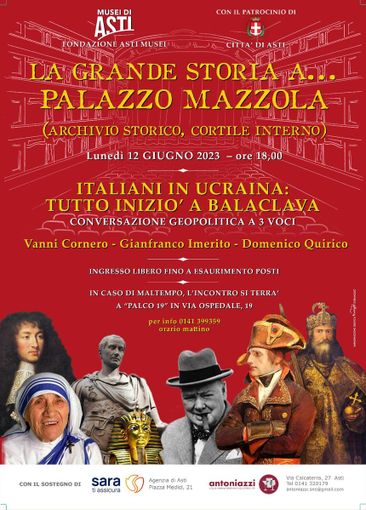 Torna "La grande storia a... Palazzo Mazzola"