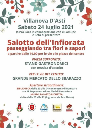 A Villanova d'Asti sabato sera torna l'Infiorata