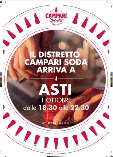 Da Asti il tour italiano dei distretti Campari Soda. 17 locali ospiteranno l'evento