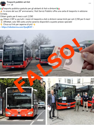 Utilizzo non autorizzato su Facebook di foto dei bus di Asp Utilizzo non autorizzato su Facebook di foto dei bus di Asp