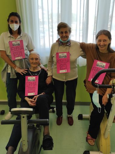 Le coordinatrici del progetto con alcuni ospiti