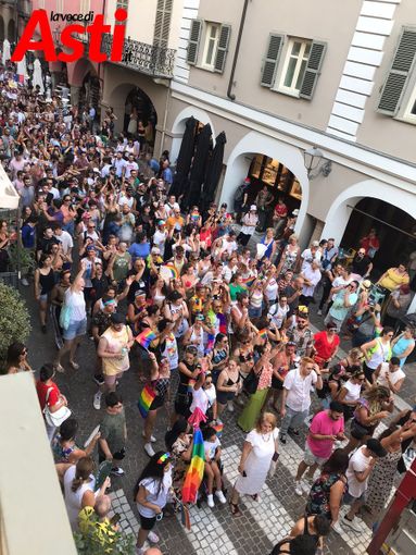 Il corteo Asti Pride dell'edizione 2022 Il corteo Asti Pride dell'edizione 2022