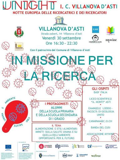 La locandina dell'appuntamento villanovese