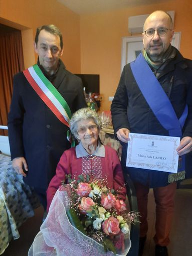 Maria Laiolo è la prima centenaria del 2024 Maria Laiolo è la prima centenaria del 2024