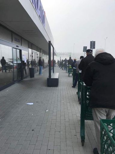 Alcuni scatti giunti in redazione