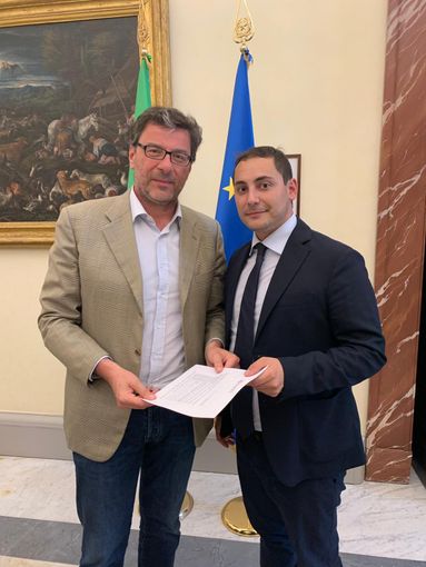 Giancarlo Giorgetti e Fabrizio Ricca