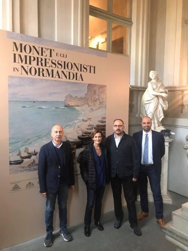 Il sottosegretario Bonaccorsi in visita alla mostra "Monet e gli impressionisti in Normandia" Il sottosegretario Bonaccorsi in visita alla mostra "Monet e gli impressionisti in Normandia"