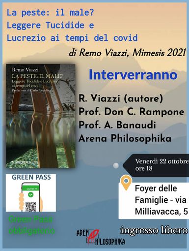 Venerdì e sabato due presentazioni di libri curate dal collettivo Arena Philosophika Venerdì e sabato due presentazioni di libri curate dal collettivo Arena Philosophika