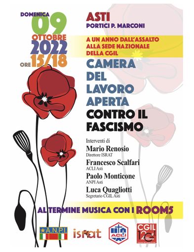 La locandina dell'iniziativa astigiana in programma domenica La locandina dell'iniziativa astigiana in programma domenica