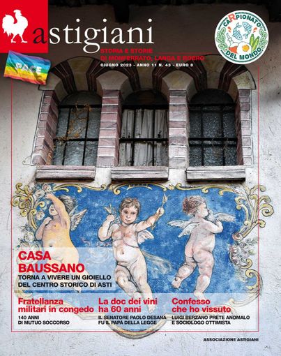 Oggi la presentazione di Astigiani di giugno: una famiglia di artisti, i 60 anni della legge sulle DOC e molto altro Oggi la presentazione di Astigiani di giugno: una famiglia di artisti, i 60 anni della legge sulle DOC e molto altro