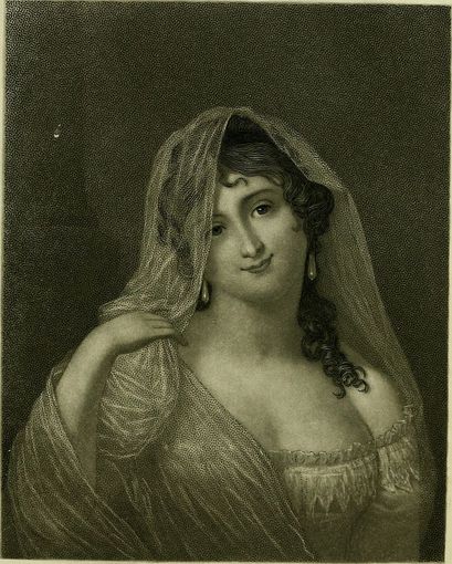 Immagine d'epoca di Virginia Oldoni Verasis, contessa di Castiglione