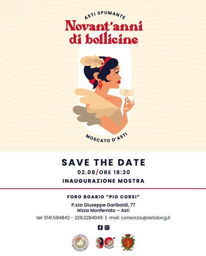 "Novant'anni di bollicine" in arrivo a Nizza Monferrato