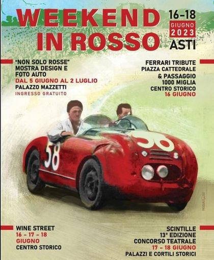 La locandina del "Weekend in rosso" La locandina del "Weekend in rosso"