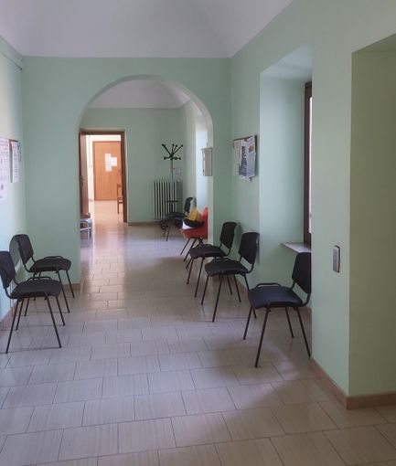 La sala d'attesa della Casa di Comunità di Montemagno