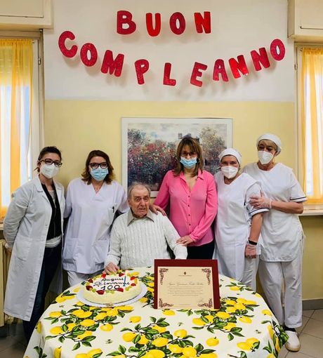 Giovanni Fedele Robba di Nizza ha compiuto 100 anni