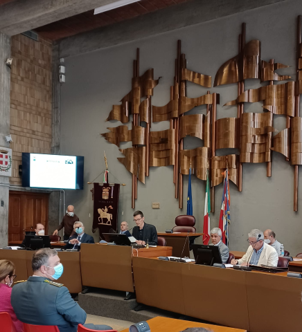 Un'immagine della seduta di insediamento dell'Osservatorio Un'immagine della seduta di insediamento dell'Osservatorio