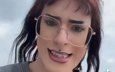 Screenshot tratto da uno dei suoi TikTok sulla vicenda