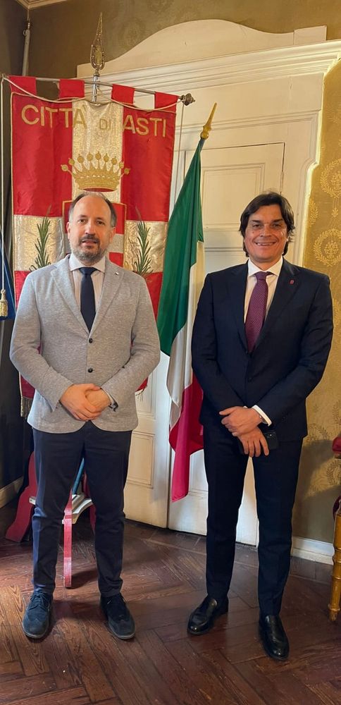 Il sindaco di Asti Maurizio Rasero e l'assessore allo Sport Mario Bovino Il sindaco di Asti Maurizio Rasero e l'assessore allo Sport Mario Bovino
