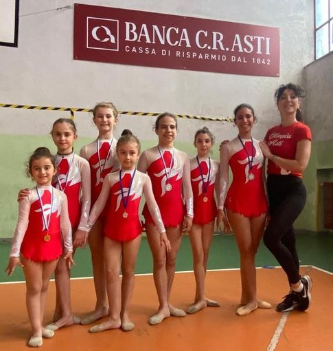 Ginnastica ritmica: buoni risultati per le atlete dell'Olimpia Asti