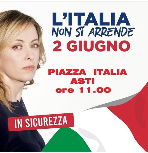 Anche Fratelli d’Italia scenderà in piazza per un 2 giugno di protesta Anche Fratelli d’Italia scenderà in piazza per un 2 giugno di protesta