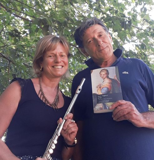 Simona Scarrone e Aldo Delaude, protagonisti del recital dedicato a Dante Simona Scarrone e Aldo Delaude, protagonisti del recital dedicato a Dante