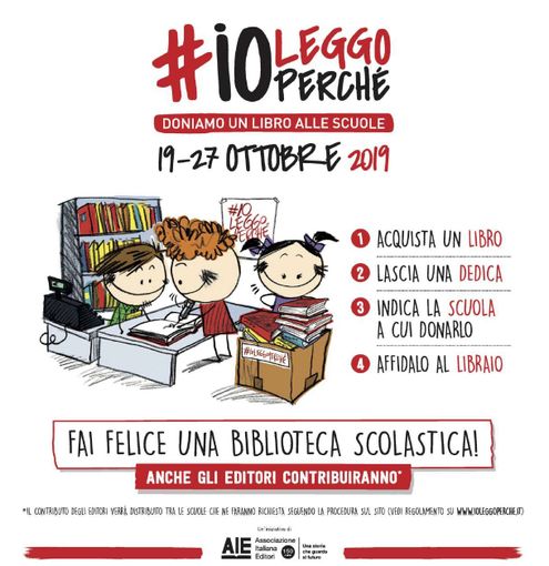 Anche Asti partecipa a "IoLeggoPerchè" iniziativa nazionale che dona libri alle scuole Anche Asti partecipa a "IoLeggoPerchè" iniziativa nazionale che dona libri alle scuole