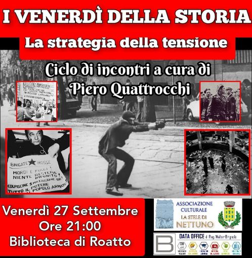 Dalla strage di piazza Fontana alla morte dell'anarchico Pinelli con Piero Quattrocchi a Roatto Dalla strage di piazza Fontana alla morte dell'anarchico Pinelli con Piero Quattrocchi a Roatto