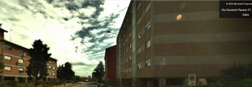 Uno scorcio di via Pavese ad Asti Uno scorcio di via Pavese ad Asti