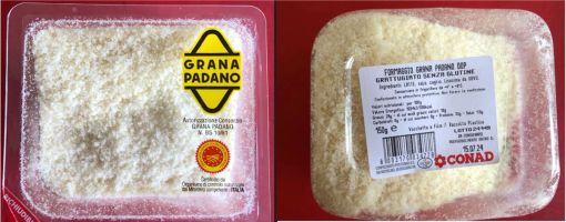 Conad richiama precauzionalmente alcuni lotti di Grana Padano DOP Conad richiama precauzionalmente alcuni lotti di Grana Padano DOP