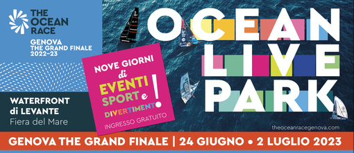 Genova in festa con l’Ocean Race: una “ondata” di eventi gratuiti per il pubblico dal 24 giugno al 2 luglio 2023 Genova in festa con l’Ocean Race: una “ondata” di eventi gratuiti per il pubblico dal 24 giugno al 2 luglio 2023