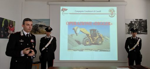 Il tenente colonnello Pierantonio Breda, comandante provinciale dei Carabinieri, fotografato nel corso della conferenza stampa del novembre scorso Il tenente colonnello Pierantonio Breda, comandante provinciale dei Carabinieri, fotografato nel corso della conferenza stampa del novembre scorso
