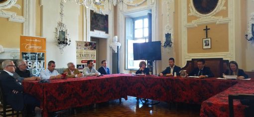 Un momento dell'incontro di questa mattina in municipio a San Damiano