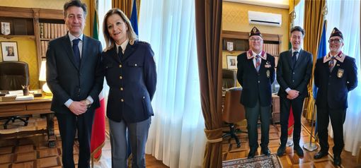 Il prefetto di Asti Ventrice incontra la polizia stradale e l'Associazione nazionale della polizia Il prefetto di Asti Ventrice incontra la polizia stradale e l'Associazione nazionale della polizia