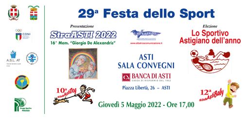 L'invito alla presentazione della &quot;Festa dello Sport&quot;