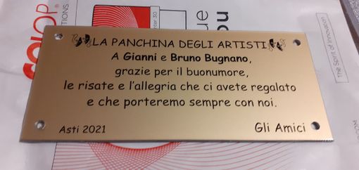 Targa in memoria del gemelli Bugnano Targa in memoria del gemelli Bugnano