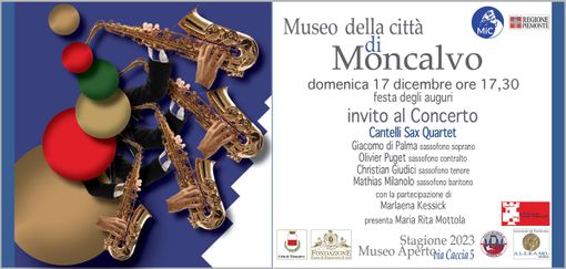 Festa degli auguri al Museo Civico di Moncalvo con arte e musica