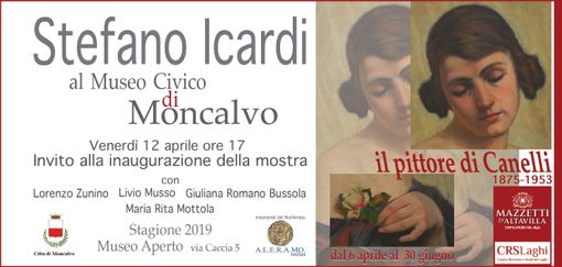 La mostra dedicata a Stefano Icardi arriva al Museo Civico di Moncalvo La mostra dedicata a Stefano Icardi arriva al Museo Civico di Moncalvo