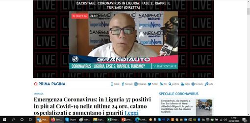 Esempio valorizzazione sull’home page del quotidiano