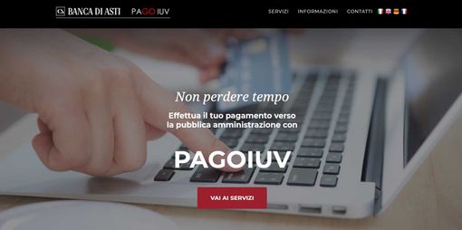 L'home page del portale