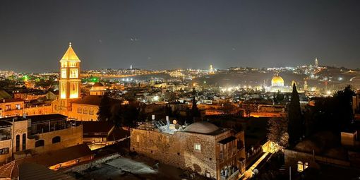 Una splendida immagine serale di Gerusalemme