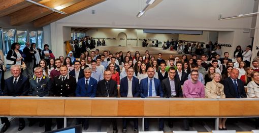Il gruppo dei premiati