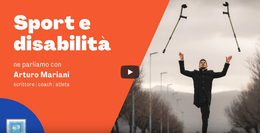 L'astigiano Samuele Bosco ha intervistato Arturo Mariani sul tema sport e disabilità  (VIDEO)