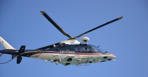 Ancora in volo sulla città elicottero dei carabinieri, ma si tratterebbe di normali controlli