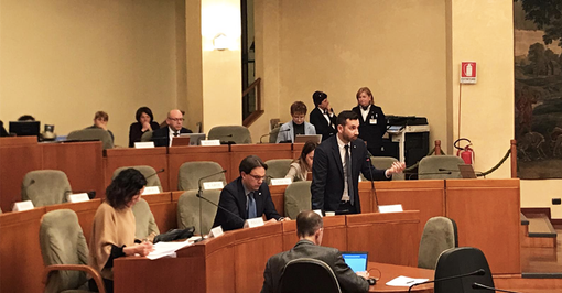 L'assessore Marnati nel corso del suo intervento L'assessore Marnati nel corso del suo intervento