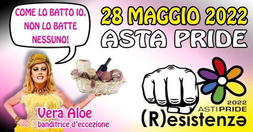 In attesa del Pride, sabato 28 maggio c'è l'Asta Pride: asta, cena e dj set!
