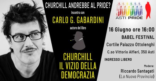 Churchill andrebbe al Pride? Le risposte oggi alle 16 nel cortile di Palazzo Ottolenghi Churchill andrebbe al Pride? Le risposte oggi alle 16 nel cortile di Palazzo Ottolenghi