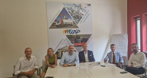 In foto: un momento della conferenza stampa di presentazione dei risultati raggiunti da Asp